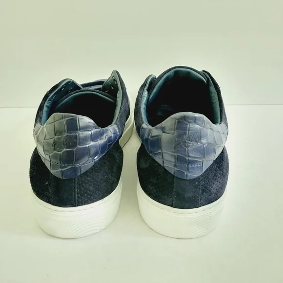 NEW Johnston & Murphy Jake Low-Top Lace Up Sneakers Navy Size 8.5